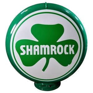 Shamrock Reproduction Plastic Gas Pump Globe Petroliana Gasoline New